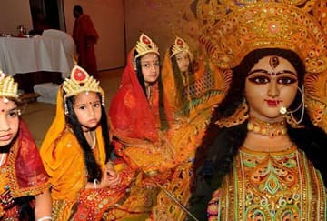 नवरात्रि पर कन्या पूजन से होंगी मां प्रसन्न, करेंगी सभी मनोकामनाएं पूरी : 9 अप्रैल  2022- Navratri Kanya Pujan 2022