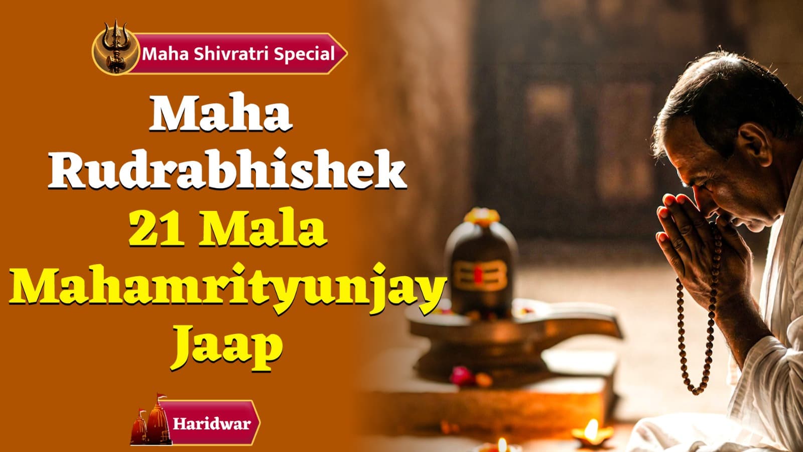 महाशिवरात्रि स्पेशल: महा रुद्राभिषेक और 21 माला महामृत्युंजय जाप