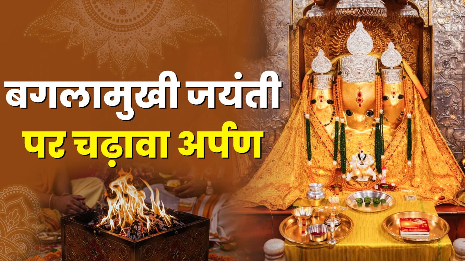 बगलामुखी जयंती पर चढ़ावा अर्पण, हरिद्वार