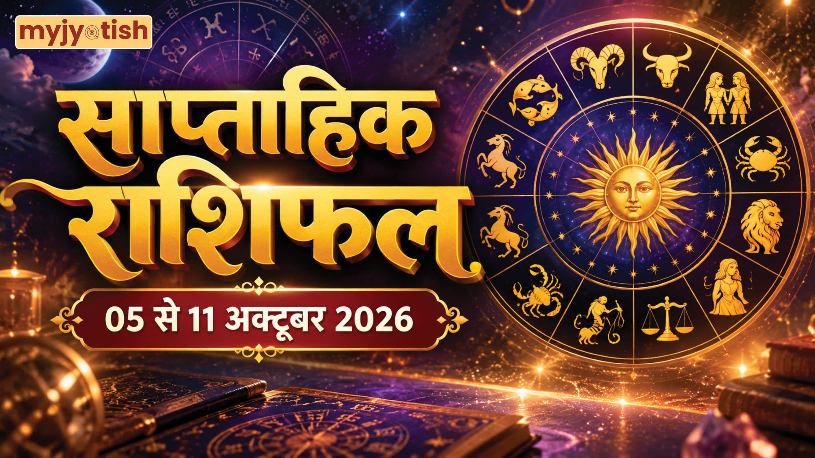 Weekly Horoscope 05 to 11 October 2026: इस सप्ताह चमकेगी इन राशियों की किस्मत, पढ़ें राशिफल