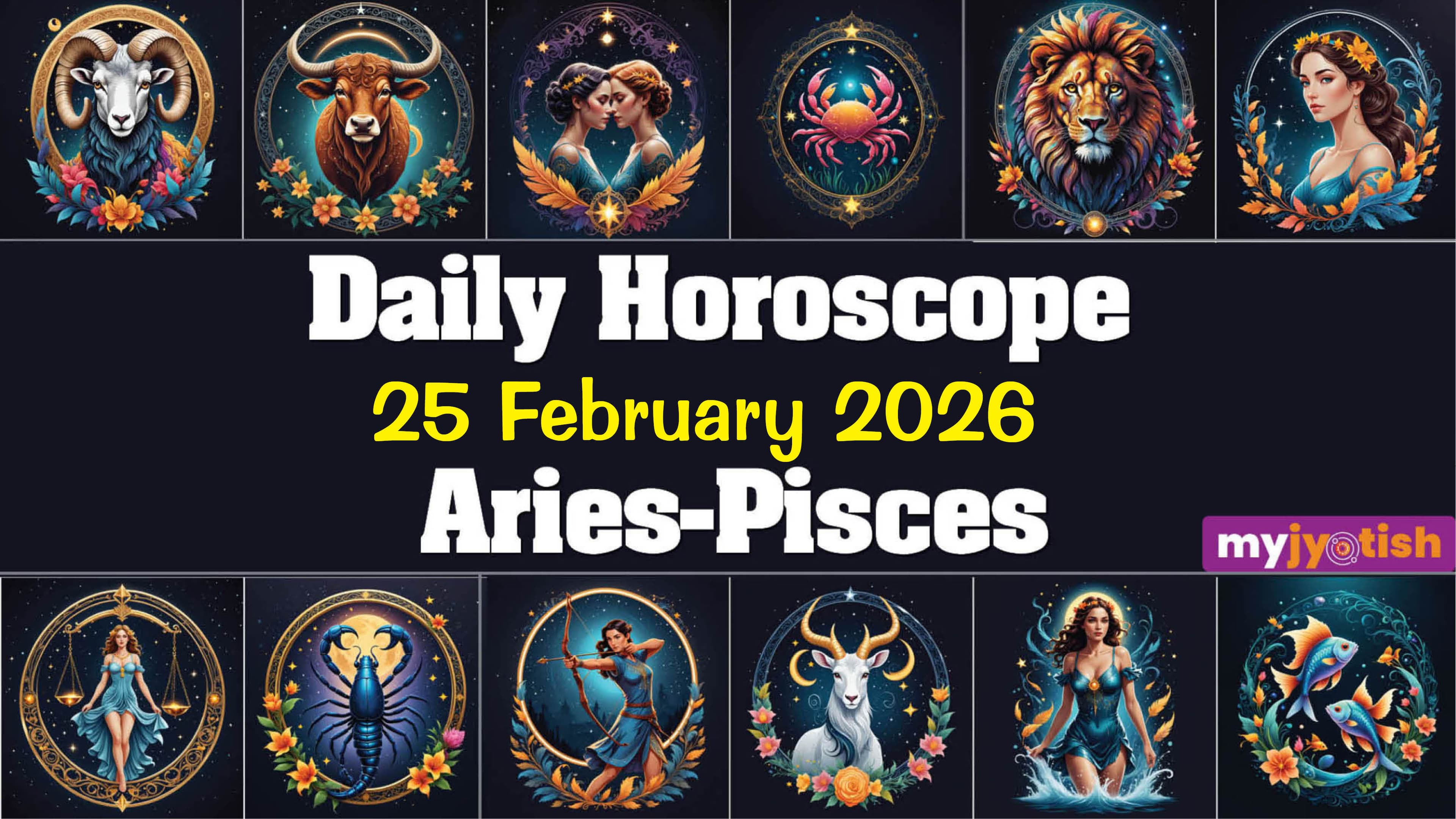 Today's Horoscope 25 February 2026: You Will Need To Be Cautious Of Your Opponents Today | Check Here
