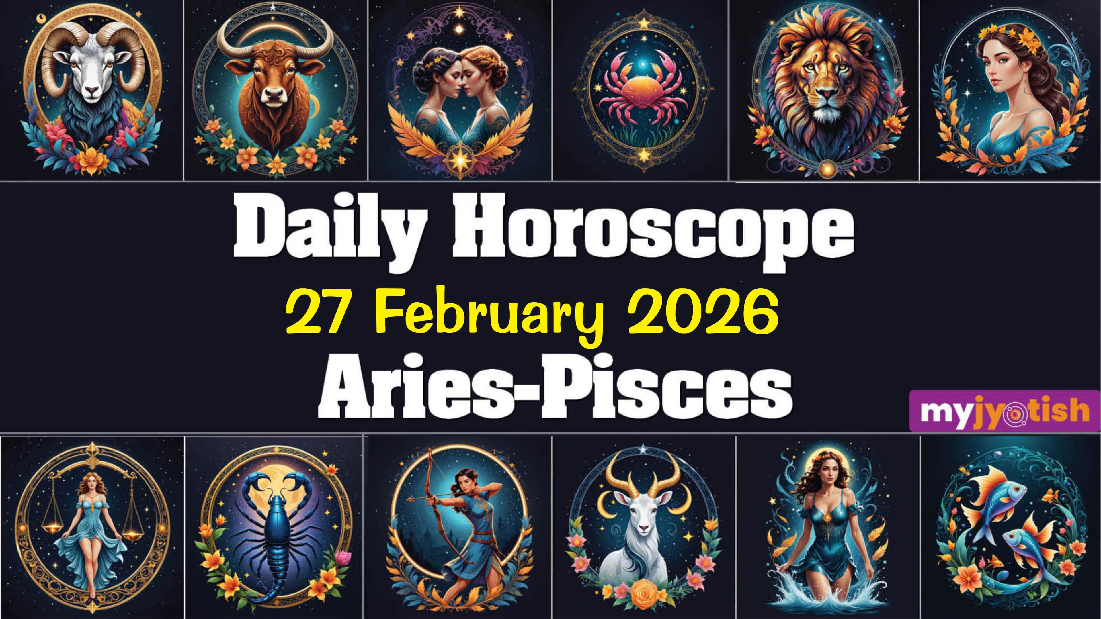 Today's Horoscope 27 February 2026: You Will Need To Be Cautious Of Your Opponents Today | Check Here