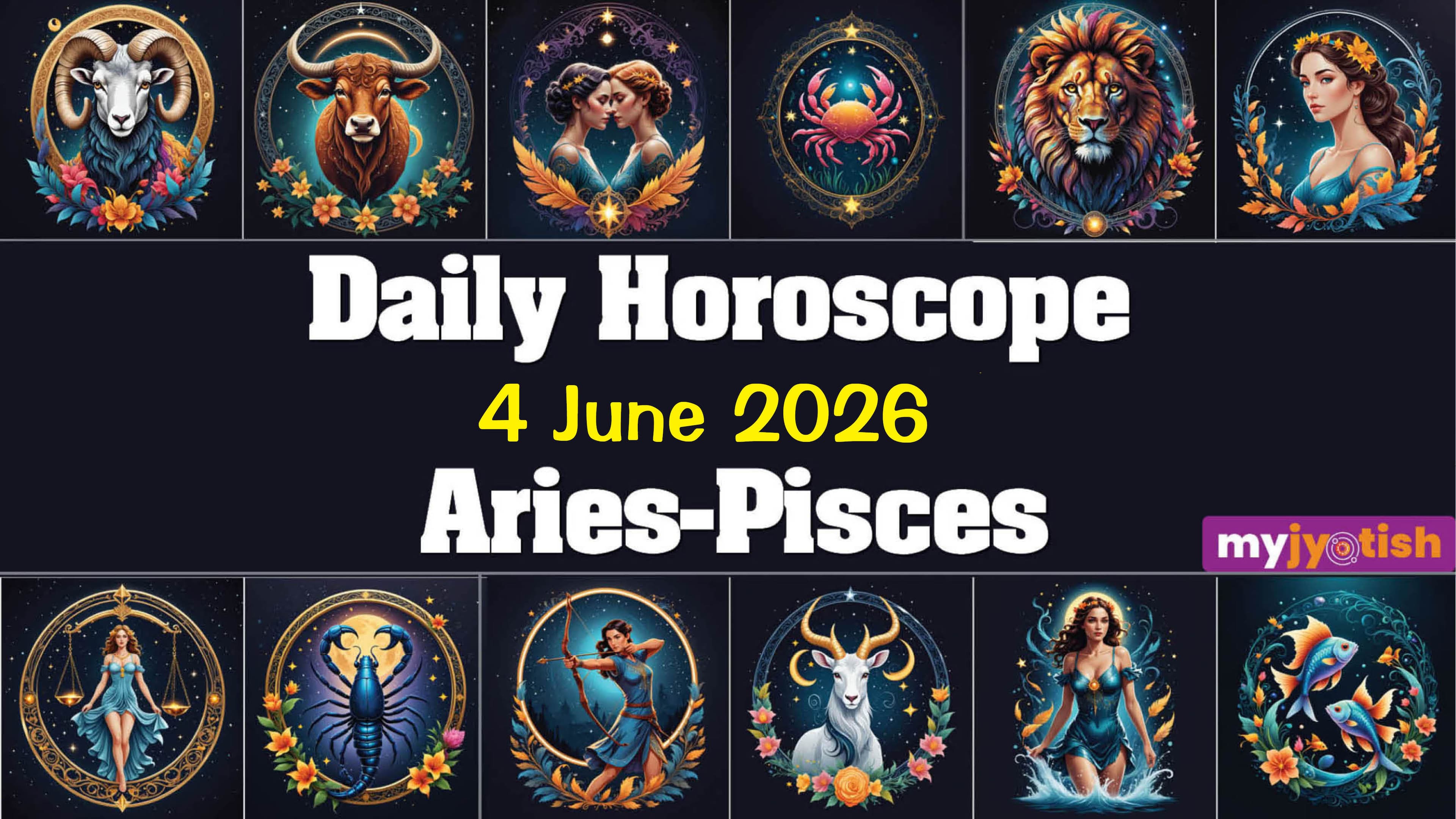Today's Horoscope 4 June 2026: Know What The Day Holds For All The Zodiac Signs | Check Here