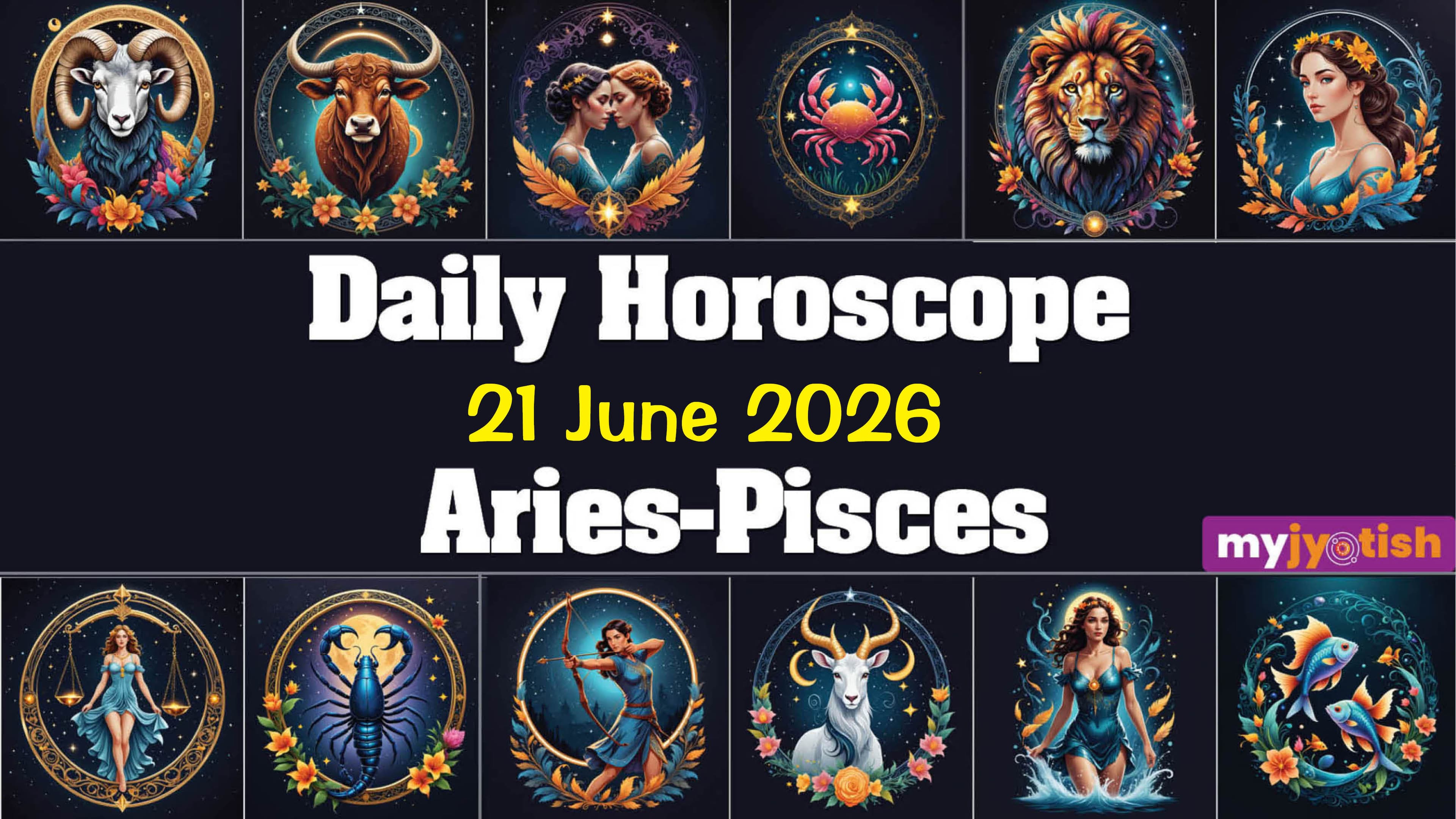 Today's Horoscope 21 June, 2026: Know What The Day Holds For All The Zodiac Signs | Check Here