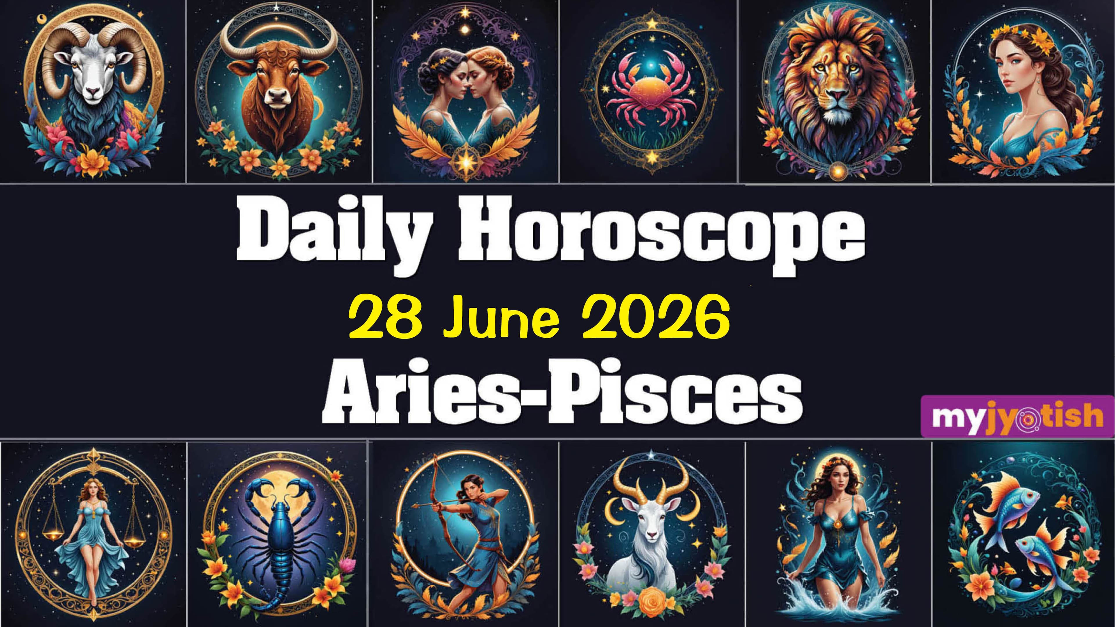 Today's Horoscope 28 June, 2026: Know What The Day Holds For All The Zodiac Signs | Check Here