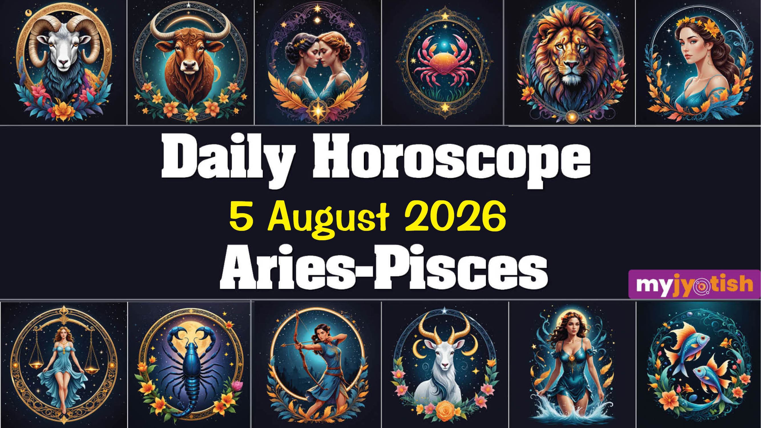 Today's Horoscope 5 August, 2026: Know How The Day Unfolds For All The Zodiac Signs | Check Here
