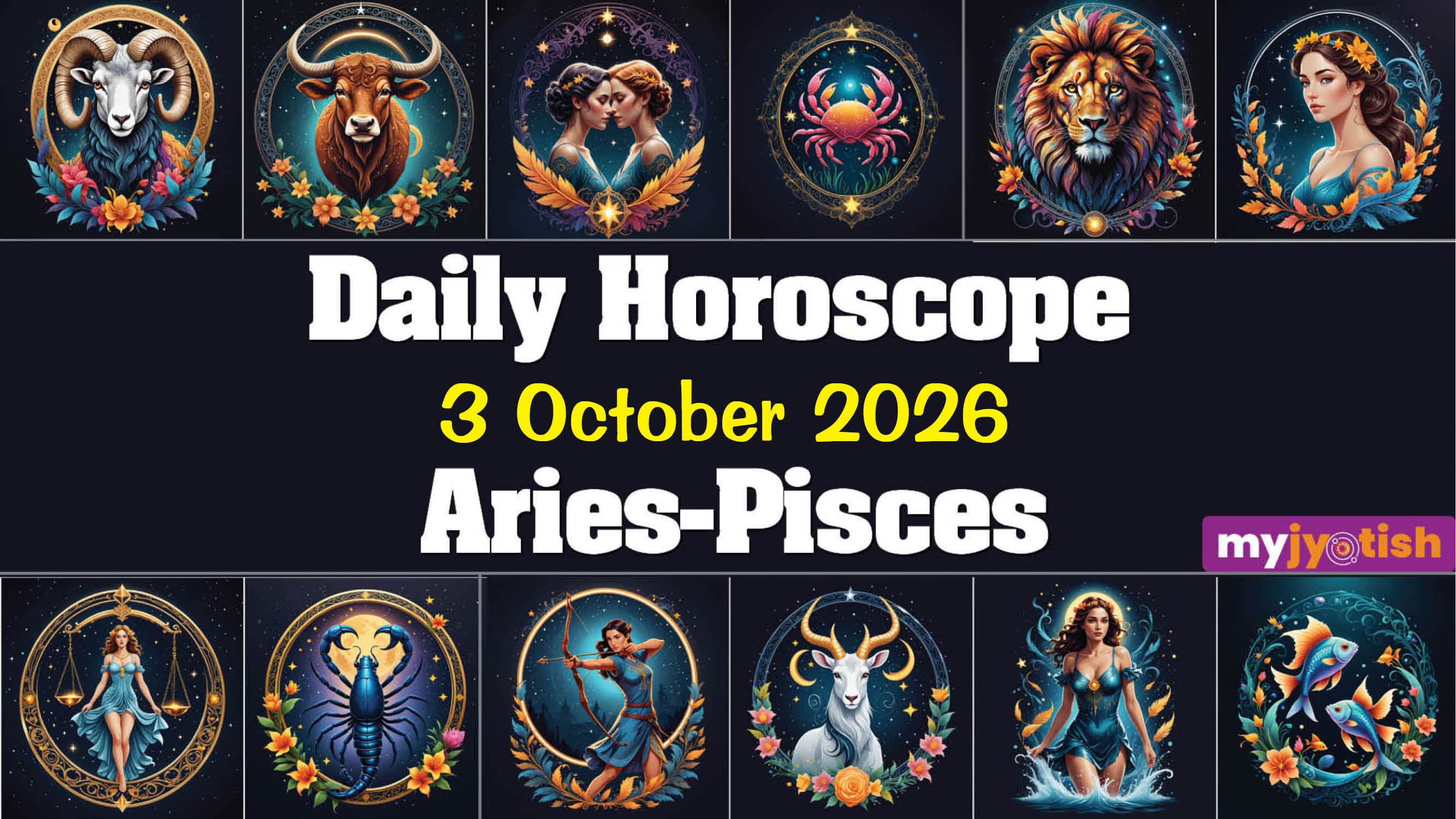 Today's Horoscope, 03 October 2026: Know How The Day Unfolds For All The Zodiac Signs | Check Here