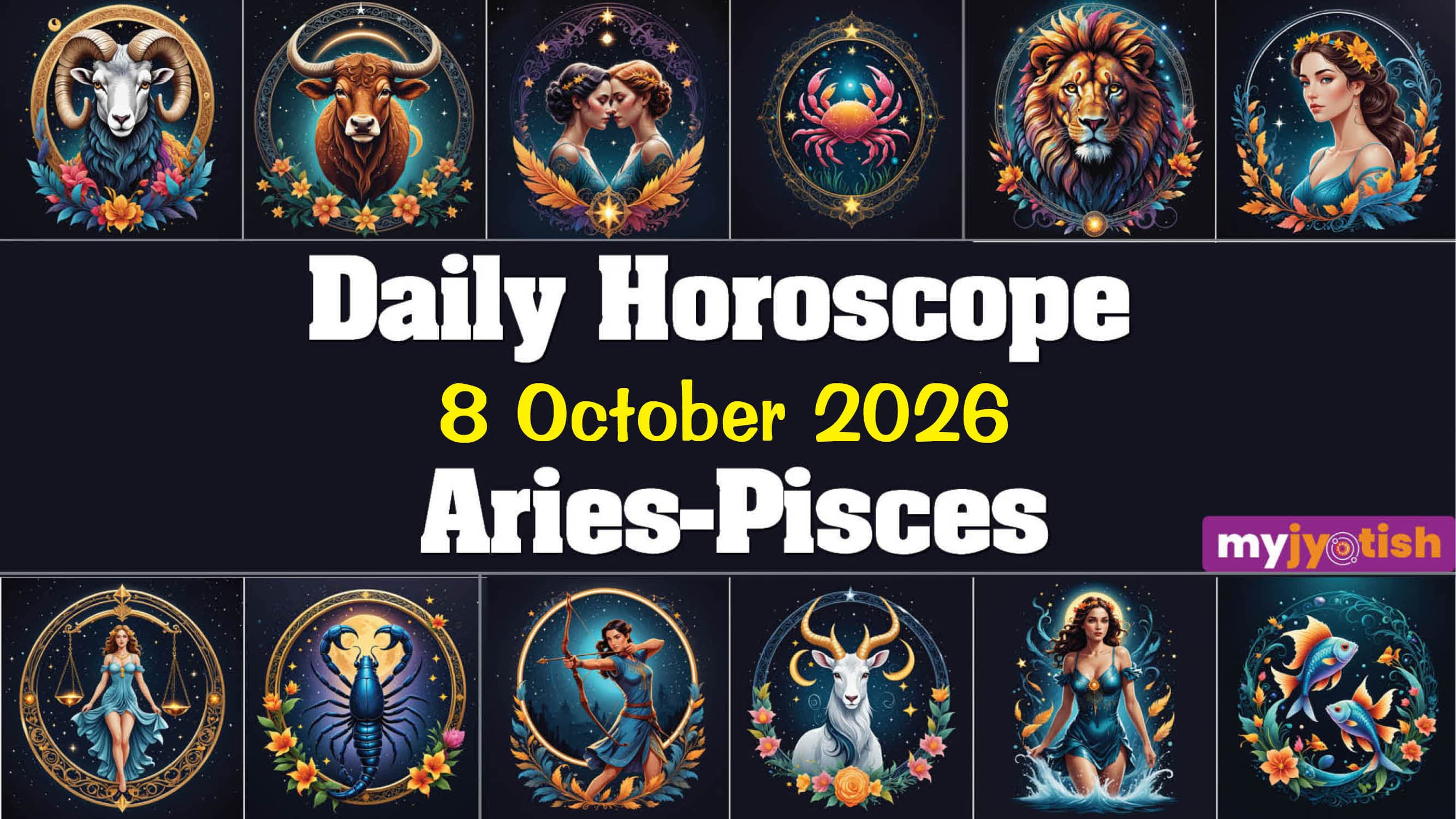 Today's Horoscope, 08 October 2026: Know How The Day Unfolds For All The Zodiac Signs | Check Here