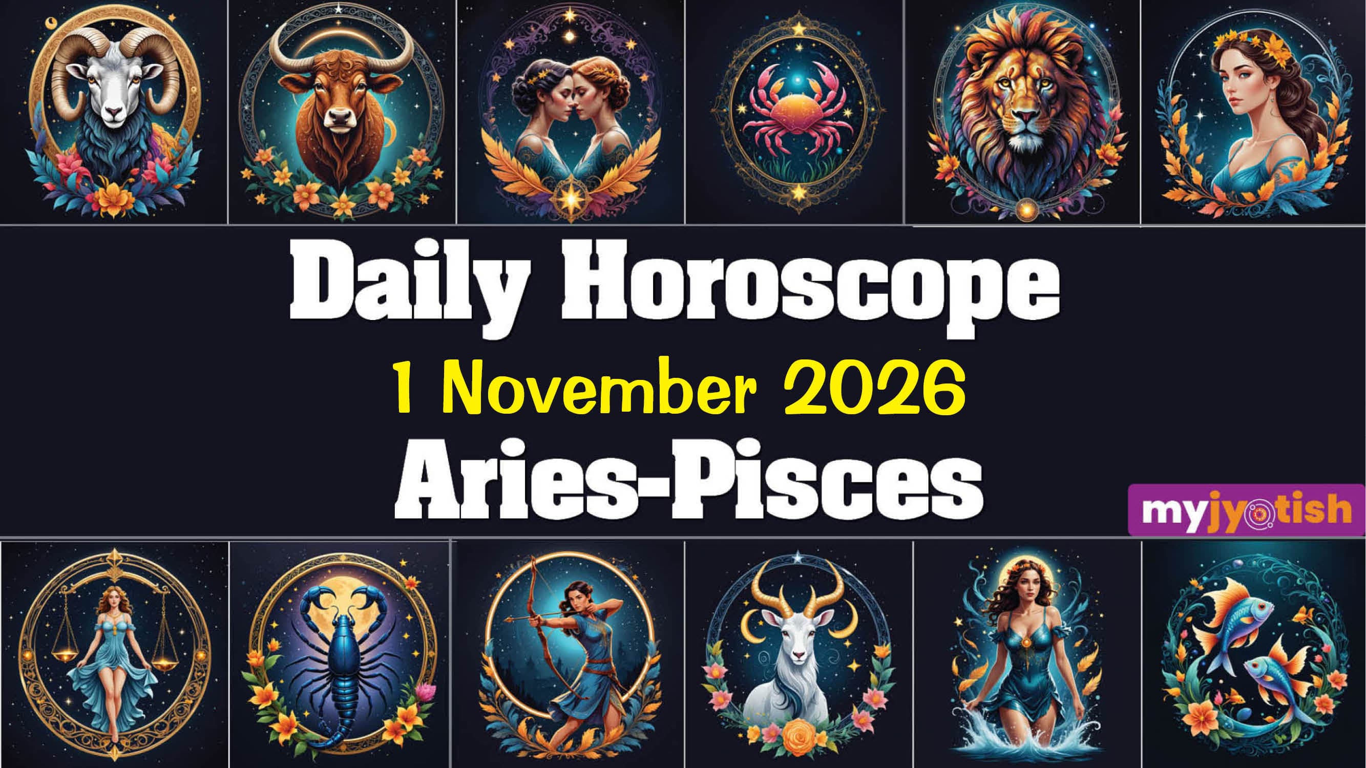 Today's Horoscope 01 November, 2026: Know How the Day Unfolds for All Individuals | Read Here