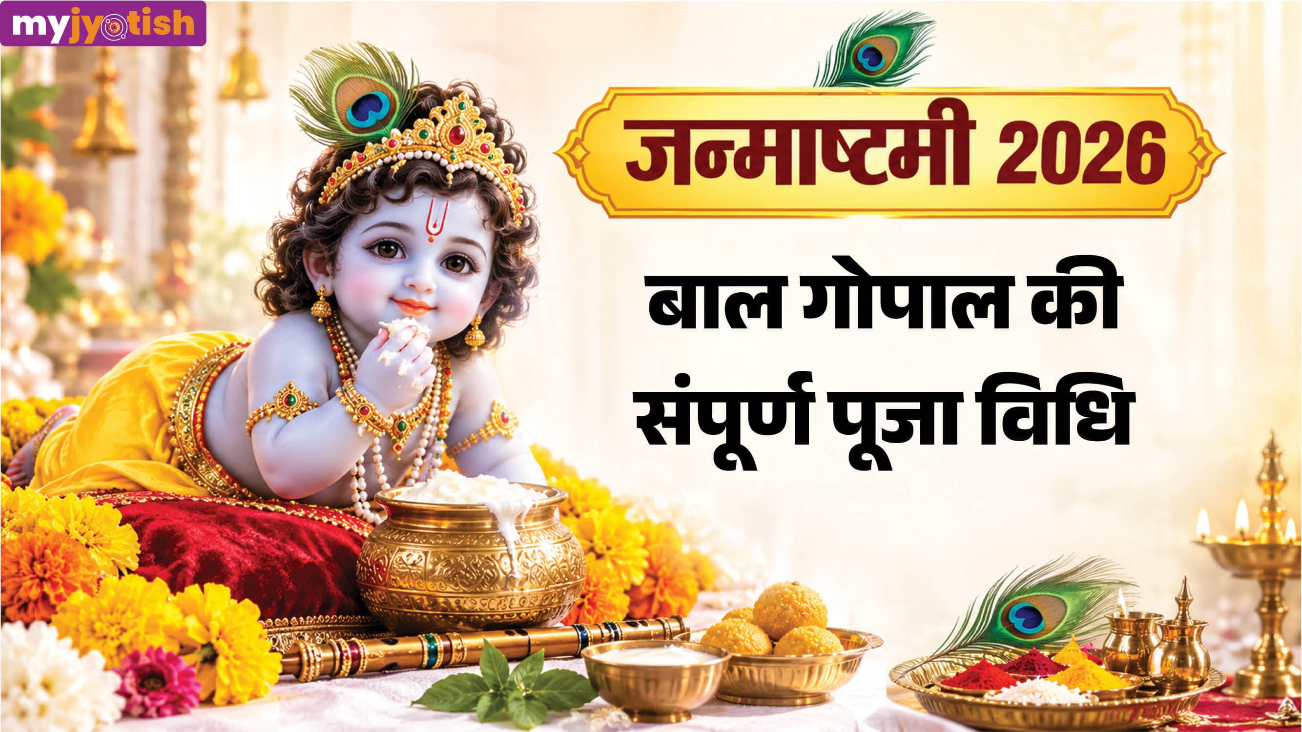 Janmashtami 2026: जन्माष्टमी आज, इस खास विधि से करें पूजा, एक क्लिक में जानें भोग, मंत्र और आरती