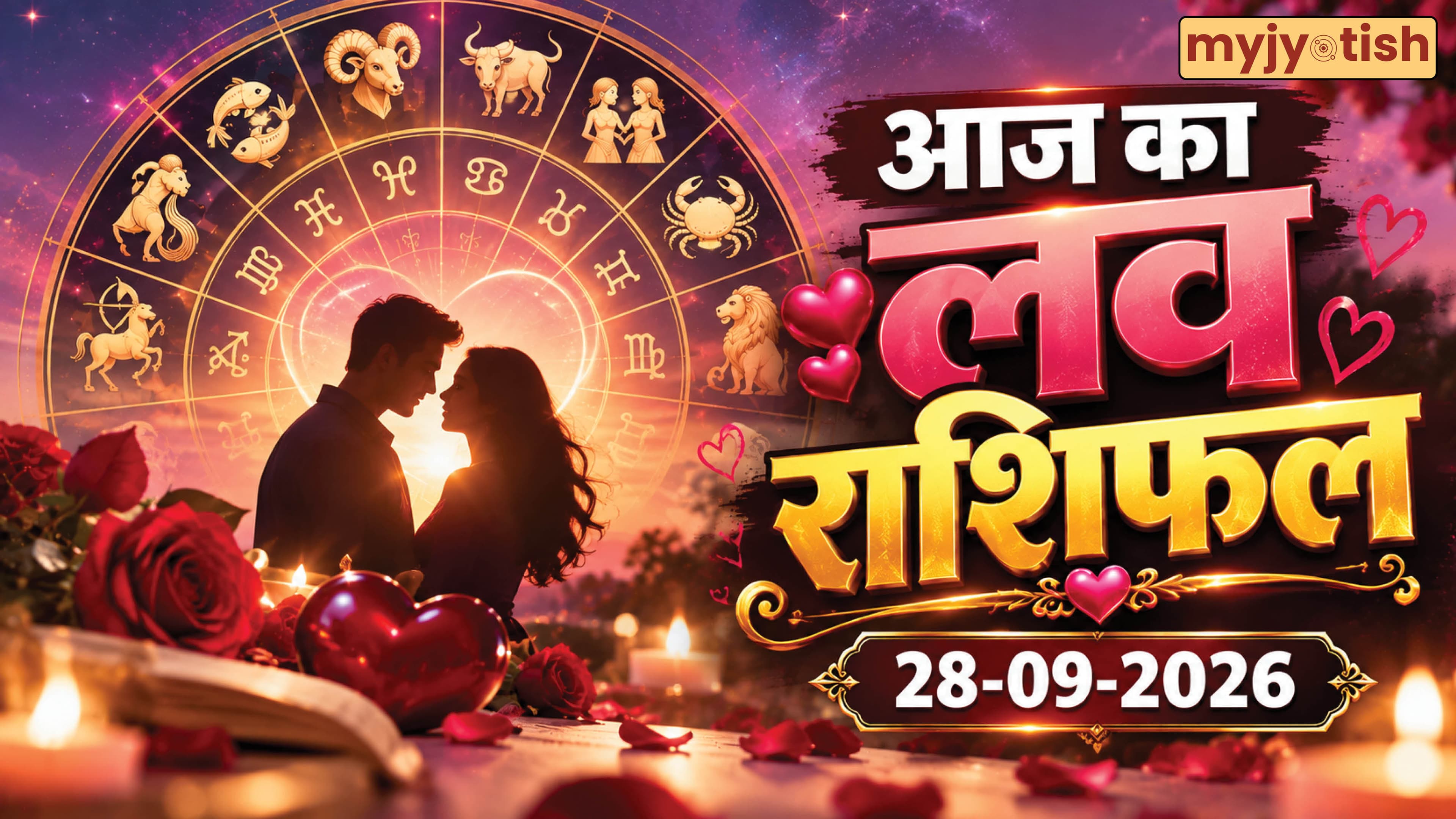 Aaj Ka Love Rashifal 28 September 2026: घूमने का बनेगा प्लान, मिलेगा पार्टनर से सरप्राइज, पढ़ें लव राशिफल
