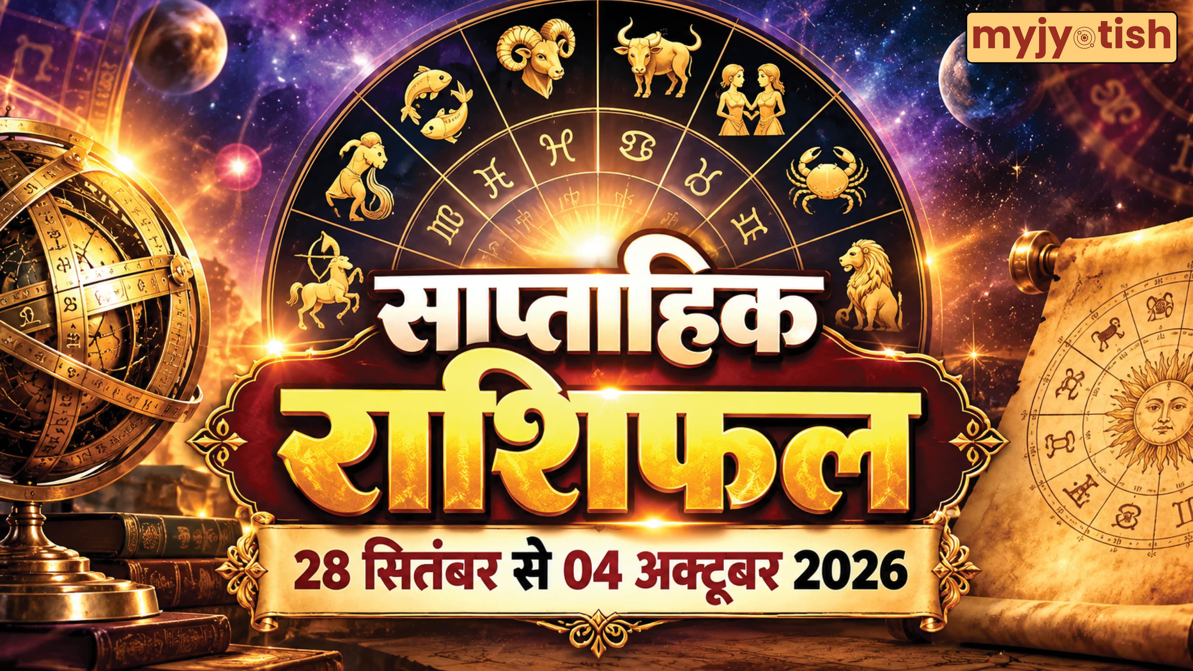 Weekly Horoscope 28 September to 04 October 2026: मेष से मीन राशि के लिए कैसा रहेगा यह सप्ताह?