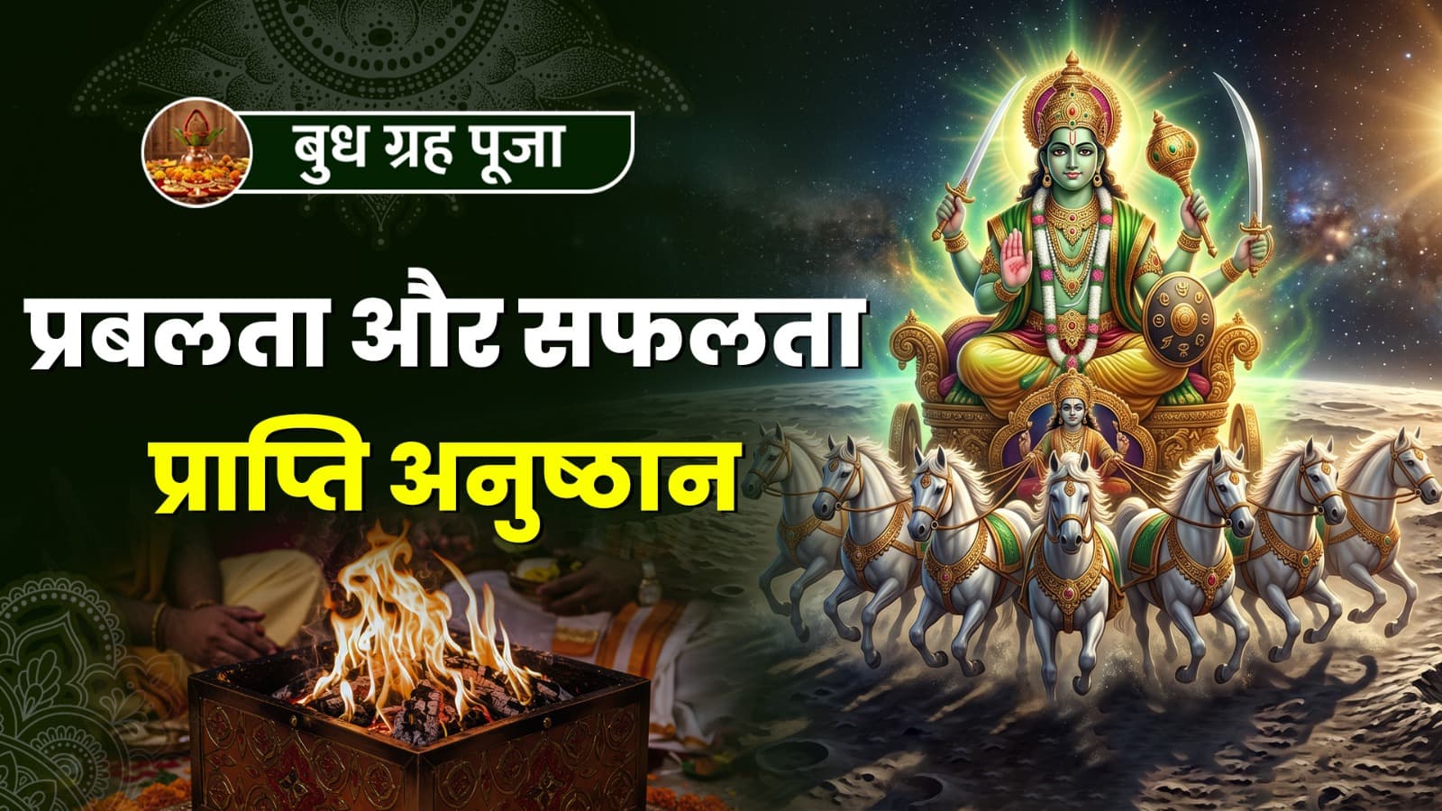बुध ग्रह प्रबलता एवं सफलता प्राप्ति अनुष्ठान